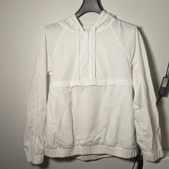 Lululemon Pack Light 1/2 Zip Pullover White Size 4 - Picture 3 of 11